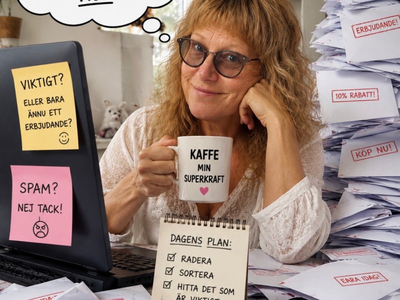 Har någon sett mitt viktiga&nbsp;mejl?