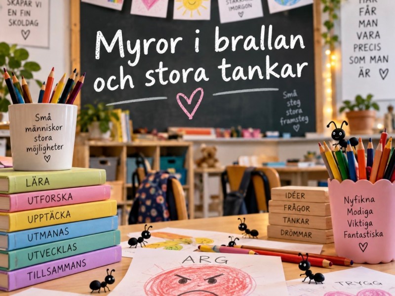 Myror i brallan och stora&nbsp;tankar